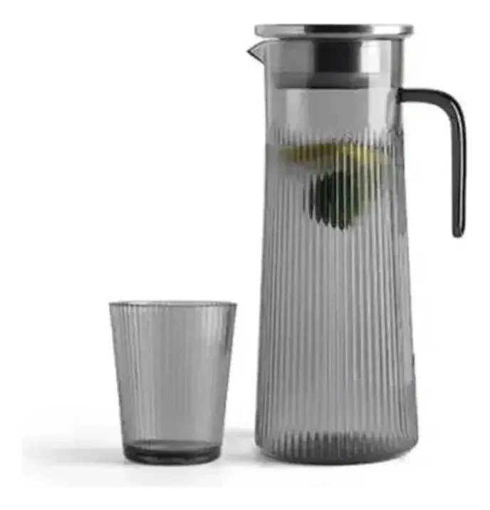 Jarra De Acrilico 1.6l Con 4 Vasos Frio Calor Irrompible - Image 7