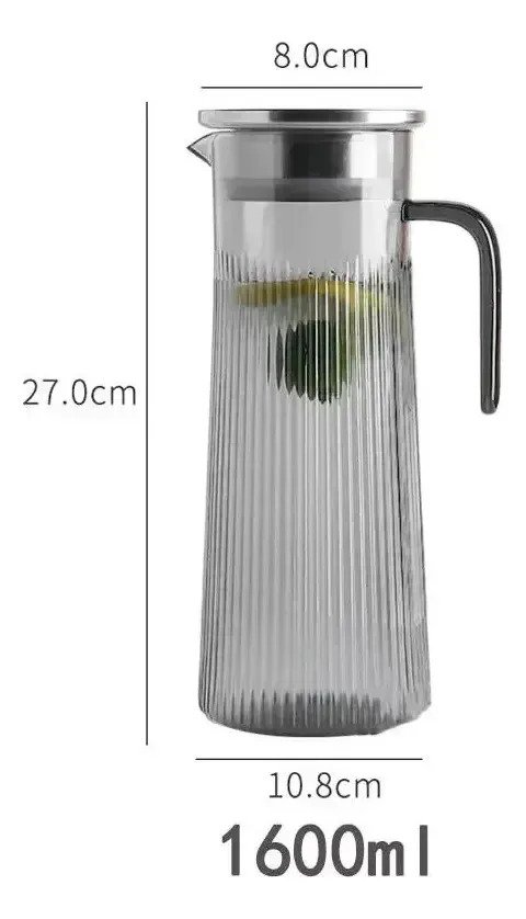 Jarra De Acrilico 1.6l Con 4 Vasos Frio Calor Irrompible - Image 3