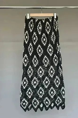 Set 2 Piezas Top Musculosa + Pollera Larga Mujer Tejida Fem - Image 4