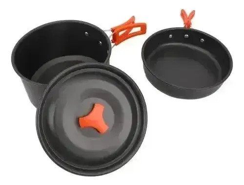 Kit De Camping 7 Piezas Para 2 Personas Con Sartén - Imagen 6