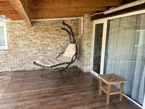 Sillón Reposera Tipo Hamaca Colgante Con Sombrilla Ajustable - Imagen 7