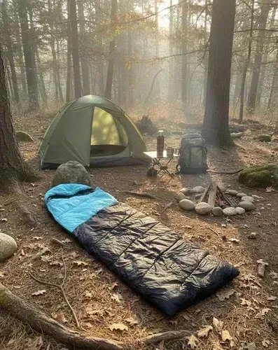 Bolsa De Dormir Térmica Ligera Camping Hasta -5 Grados