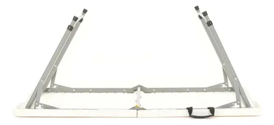 Mesa Plástica De 120 Cm Ajustable En 3 Alturas Plegable - Image 6