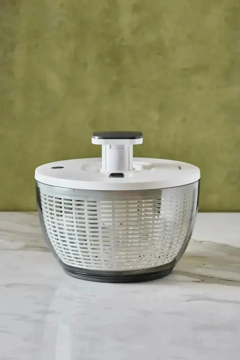 Secador De Verduras Manual Centrifugo 6l Escurridor Cocina - Imagen 2