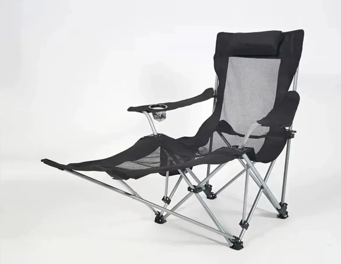 Silla Portátil Reclinable Plegable Camping Con Bolso - Imagen 4