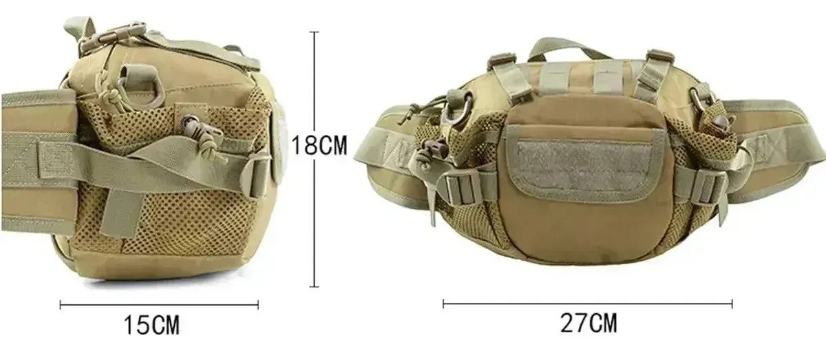 Riñonera Táctica Tipo Morral - Imagen 2