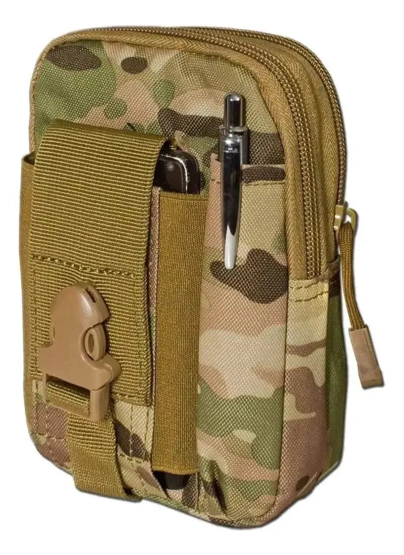 Pouch Riñonera Tactica Molle Porta Celular Impermeable