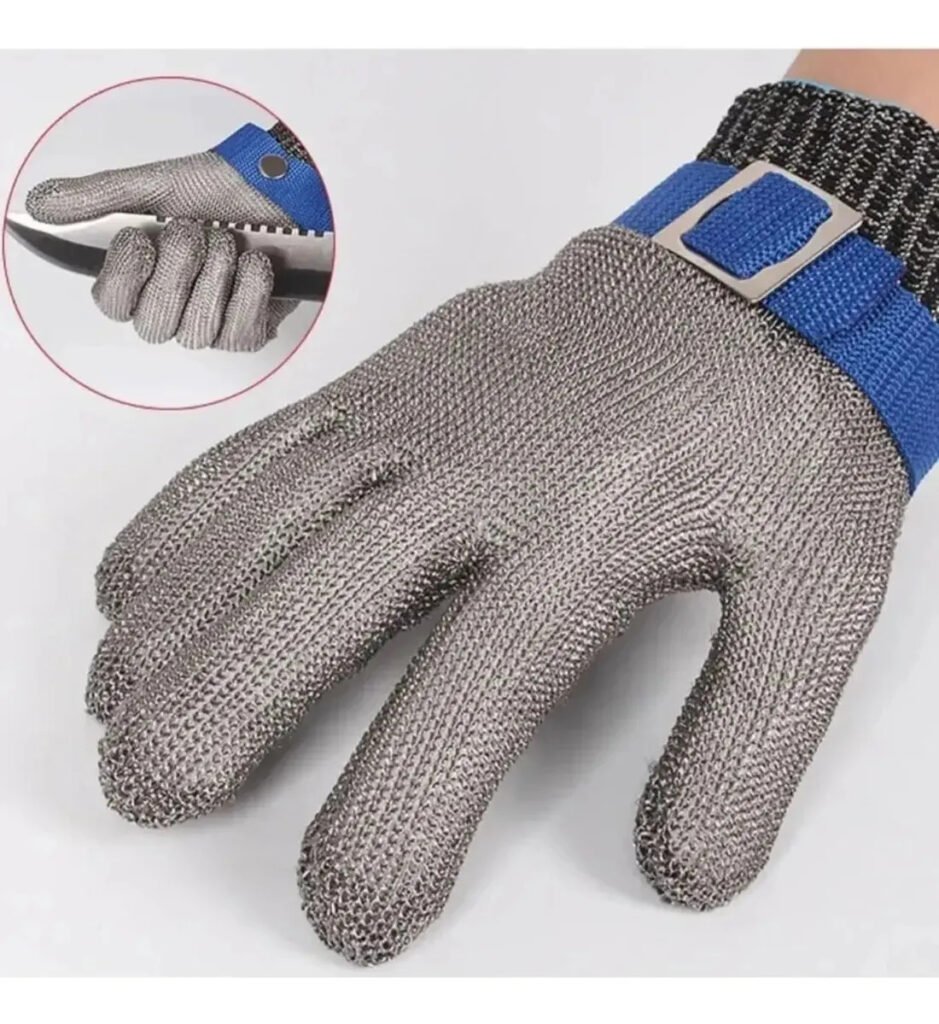 Guante Anti Corte Protector Resistente Y Reforzado