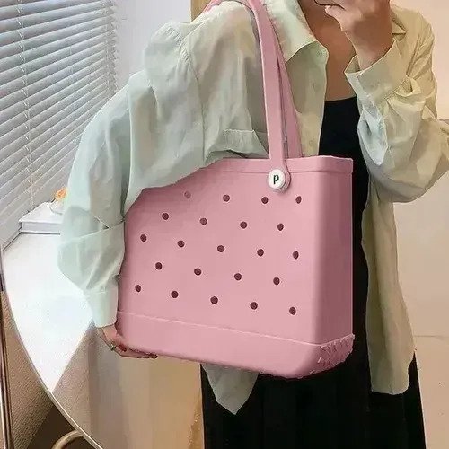 Bolso Totebag Playa Eva Agujeros Impermeable - Imagen 9