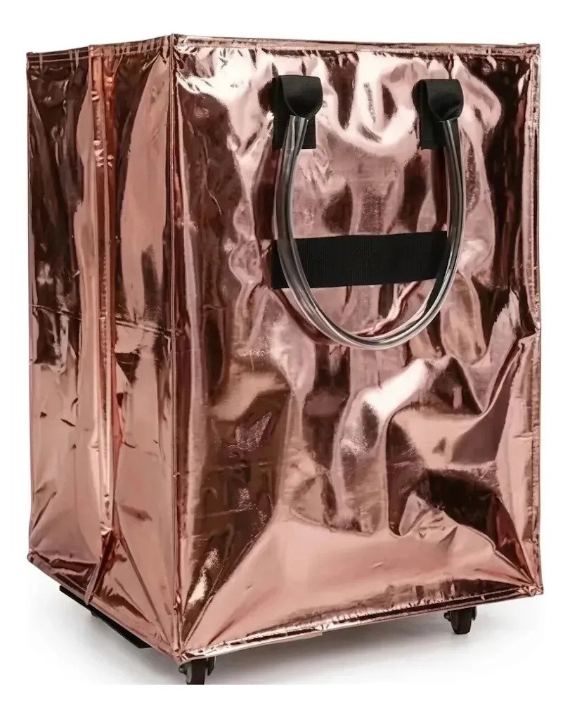 Carrito De Compras Plegable Bolsa Con Ruedas Desmontables