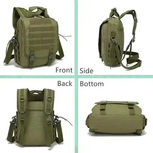Mochila Táctica Militar Bolso Tablet Notebook 3 En 1 Viaje - Imagen 3