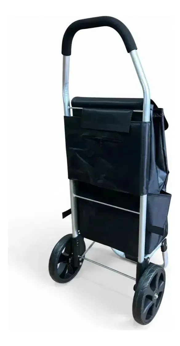 Changuito Carrito Para Compras Plegable Liviano - Imagen 2