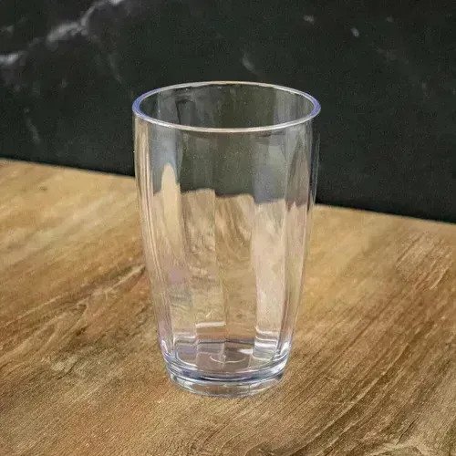 Set X6 Vasos De Acrilico 410 Ml Resistente Blanco - Imagen 2