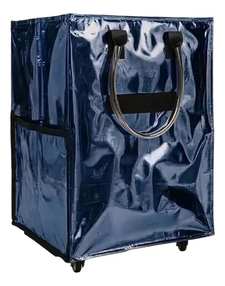 Carrito De Compras Plegable Bolsa Con Ruedas Desmontables