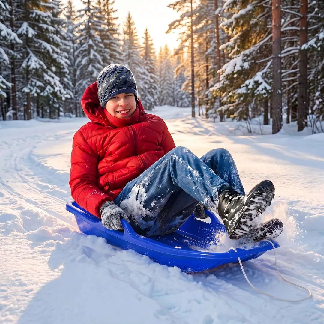 Trineo Ski Boat Para Nieve 1.2 M Con Cuerda