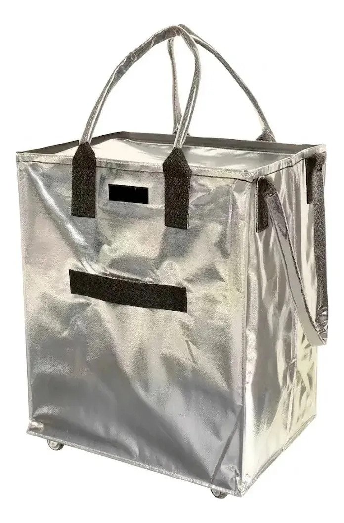 Carrito De Compras Plegable Bolsa Con Ruedas Desmontables - Imagen 3