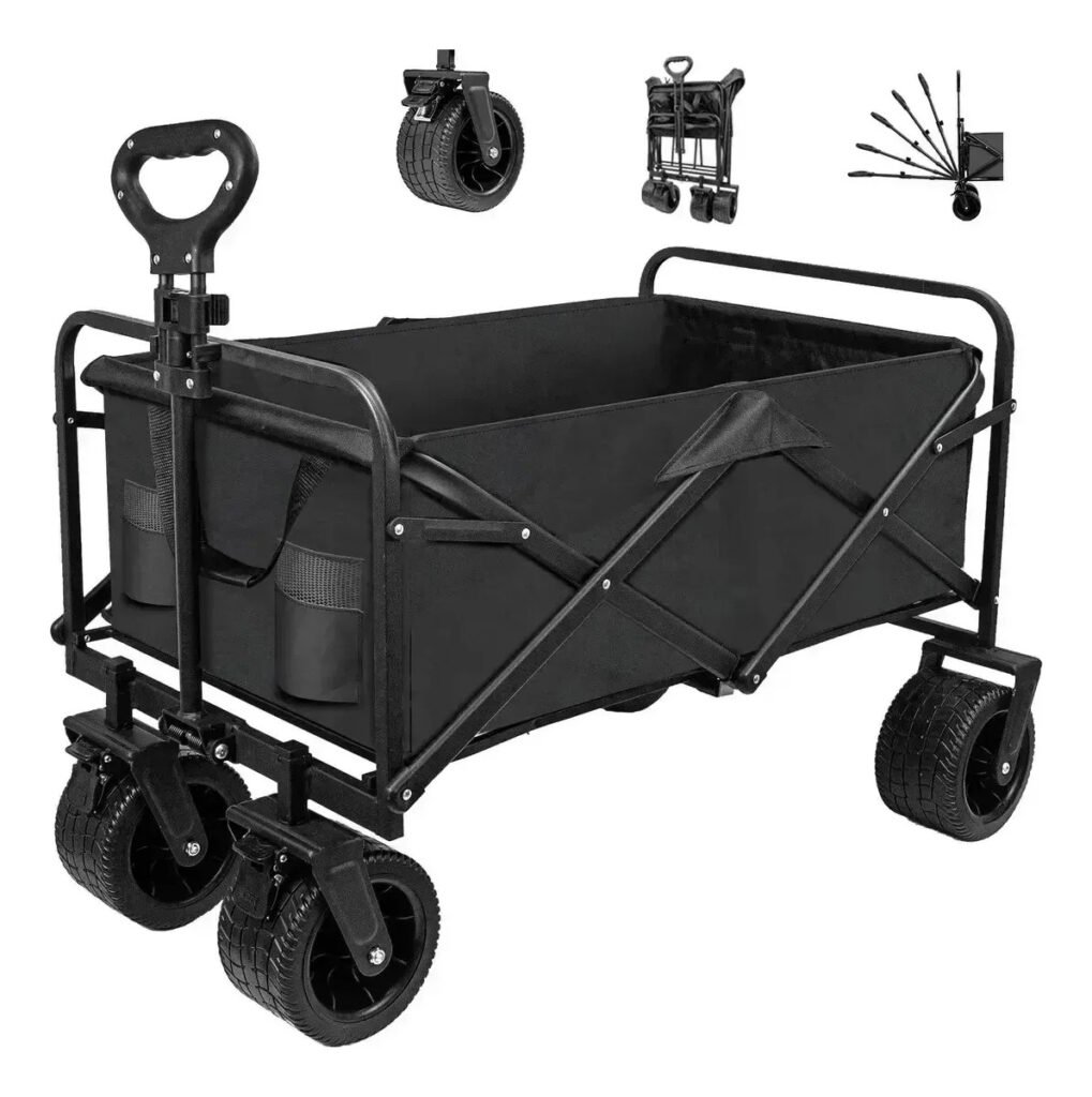 Carro Plegable 100 Kg Compras Camping Playa