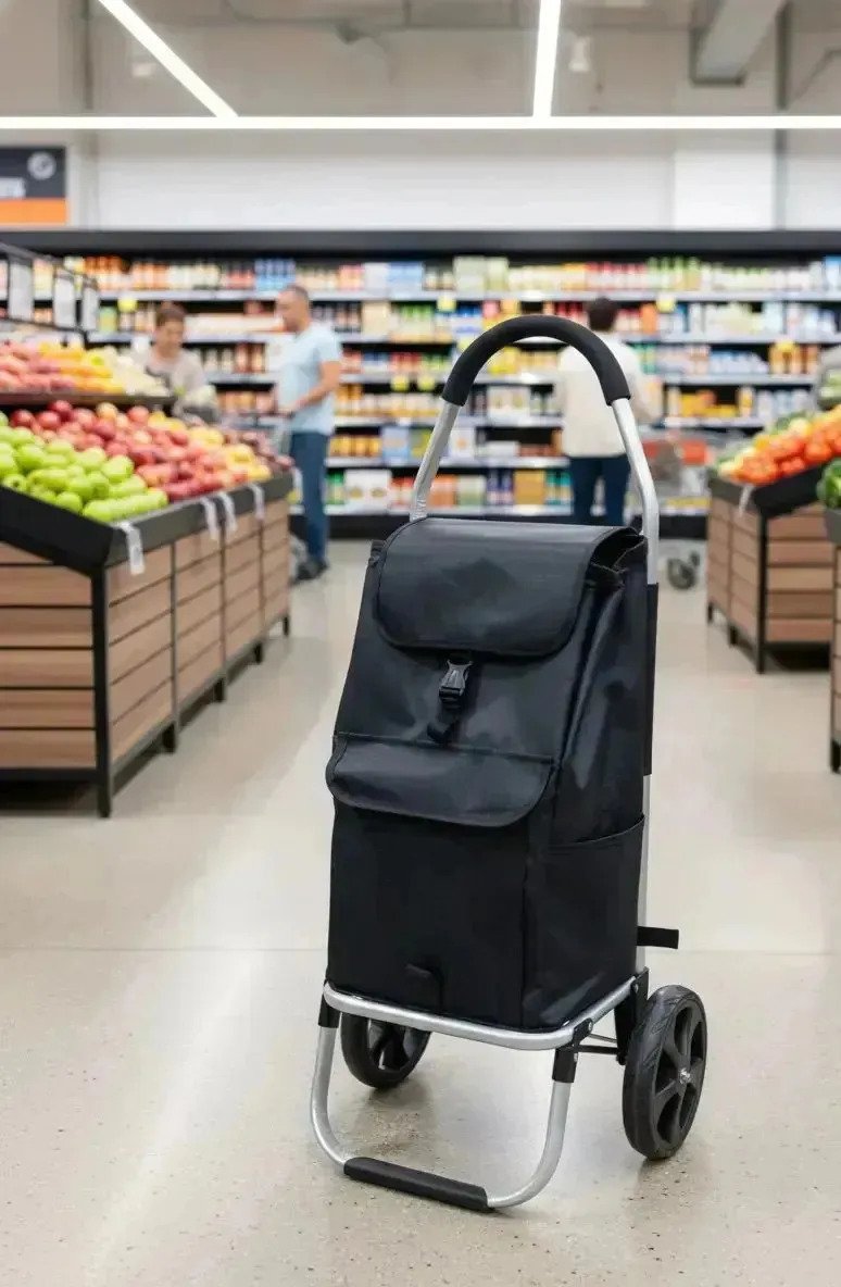 Changuito Carrito Para Compras Plegable Liviano - Imagen 4