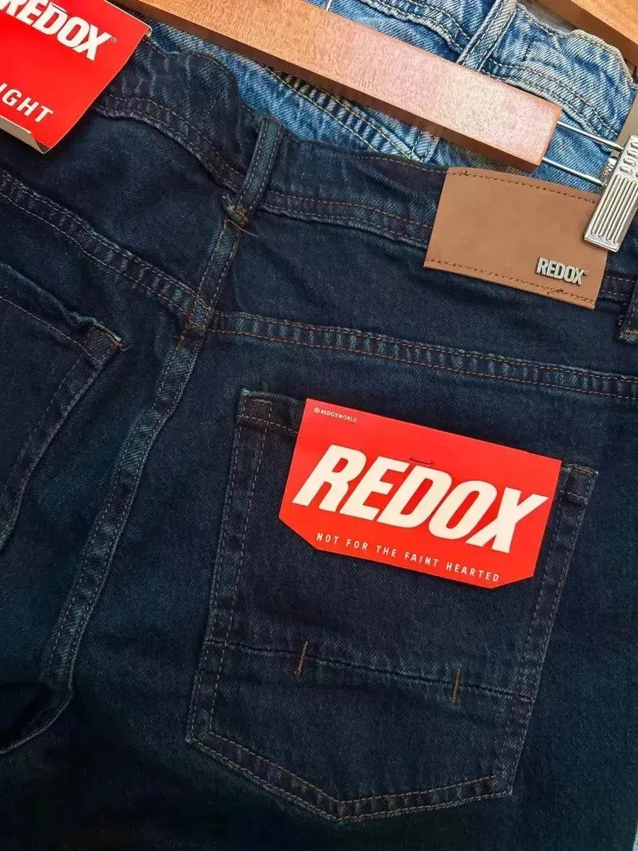 Jean Pantalon Hombre Denim Azul Oscuro Spandex Chupin Talles - Imagen 5
