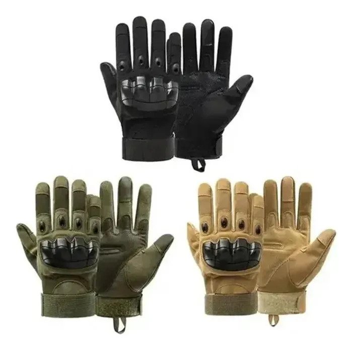 Guantes Tácticos Reforzados Con Protección Nudillos Moto - Imagen 2