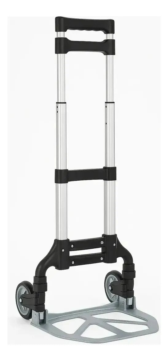 Zorra Plegable 75 Kg Carrito Portátil Con Soga