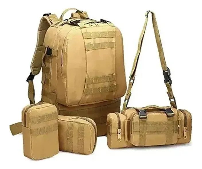 Mochila Militar De 60 Litros Con 3 Pouch - Imagen 6