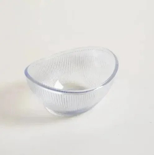 Ensaladera Tipo Bowl Oval De Acrílico Premium De 550 Ml