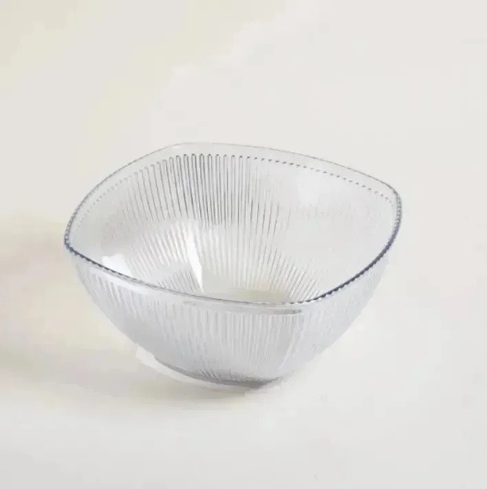 Ensaladera Bowl Cuadrado De Acrilico Premium 3550 Ml