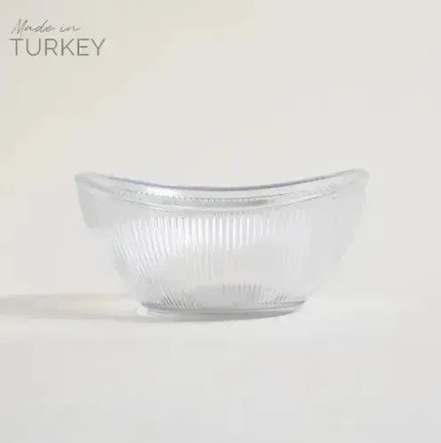 Ensaladera Tipo Bowl Oval De Acrílico Premium De 550 Ml - Imagen 2
