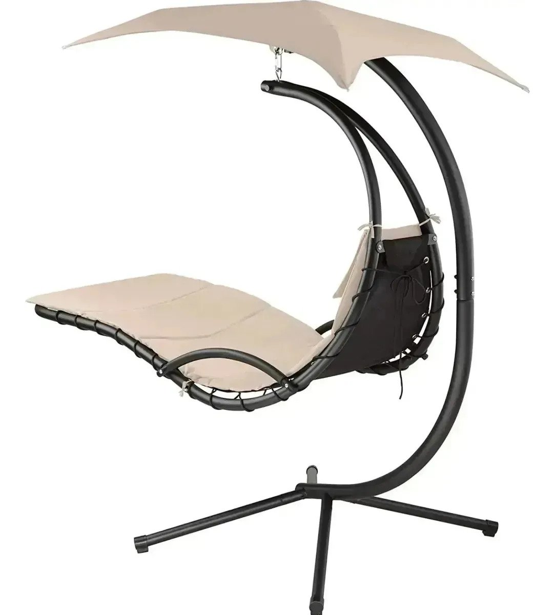Silla Reposera Cama Colgante Con Sombrilla Ajustable - Imagen 2