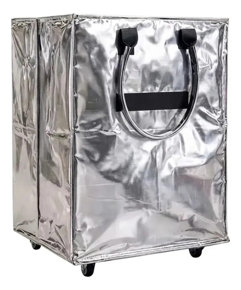 Bolsa Carrito De Compras Plegable Con Ruedas Reforzada