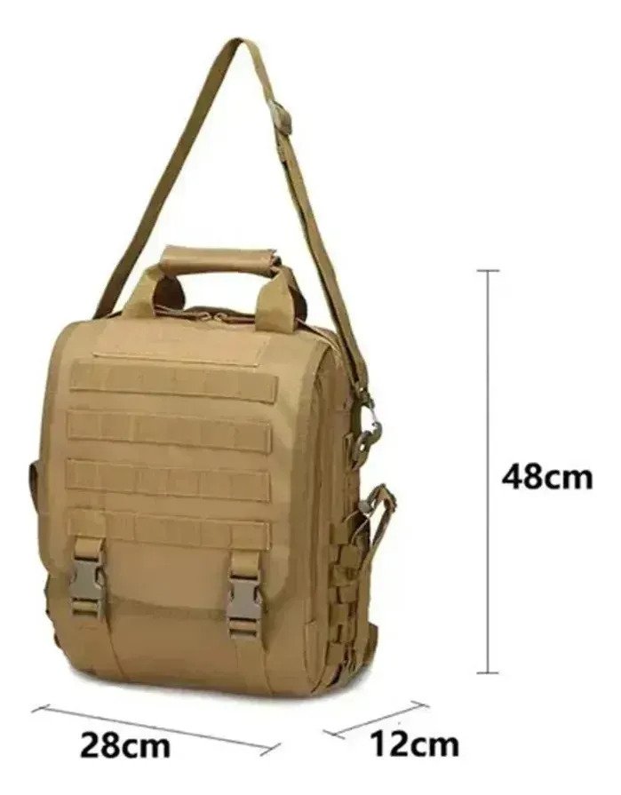 Mochila Táctica Militar Bolso Tablet Notebook 3 En 1 Viaje - Imagen 3