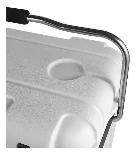 Conservadora Portátil De 26 Litros Para Camping Playa Pesca Blanco - Imagen 6
