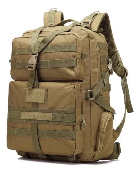 Mochila Táctica Militar 45l Reforzada Molle Camping Treking