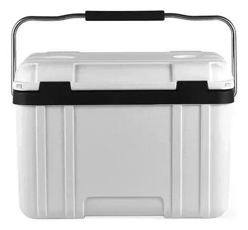 Conservadora Portátil De 26 Litros Para Camping Playa Pesca Blanco - Imagen 4
