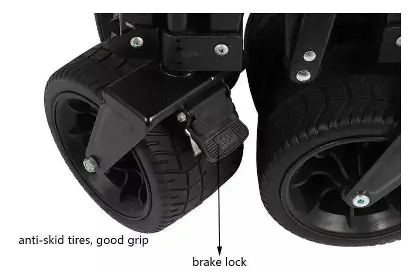 Carro Plegable 100 Kg Compras Camping Playa - Imagen 7
