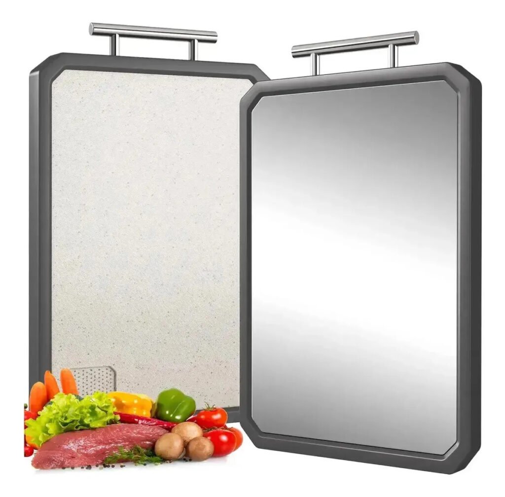 Tabla De Cortar 3 En 1 De Acero Inoxidable Para Cocina