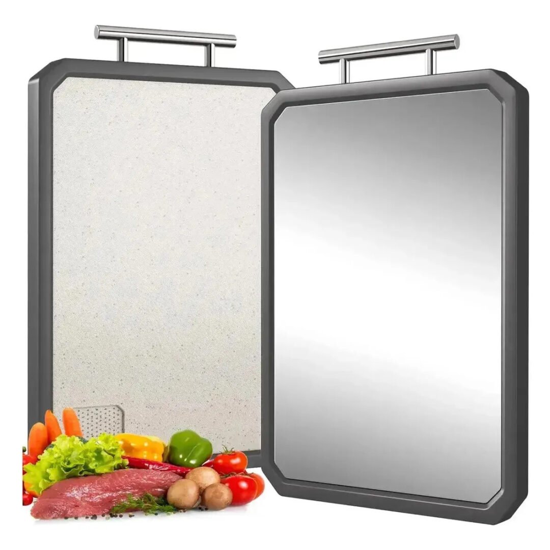 Tabla De Cortar 3 En 1 De Acero Inoxidable Para Cocina