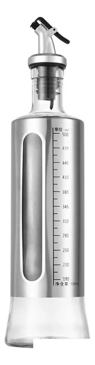 Aceitero Vinagrero Vidrio Dosador Medidor Antigoteo 500 Ml - Imagen 6