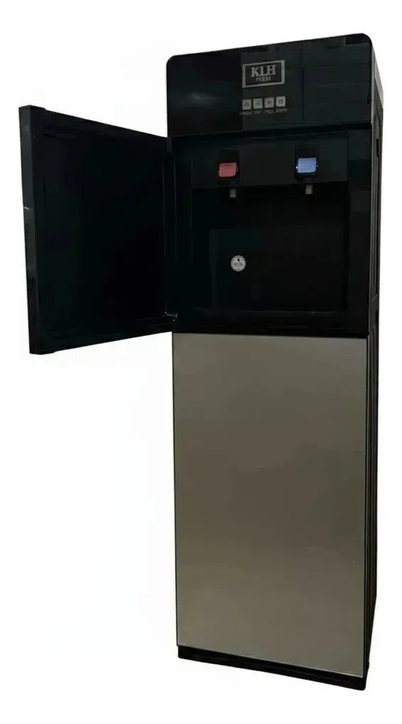 Dispensador De Agua Fría Y Caliente Carga Inferior Negro - Imagen 3
