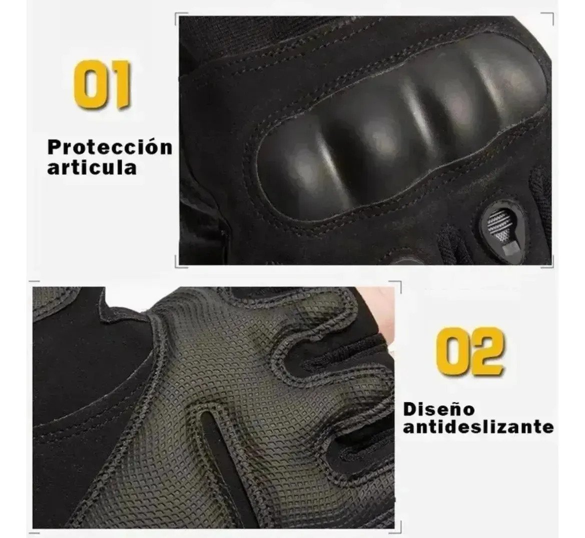 Guantes Tácticos Outdoor Reforzados Y Antideslizantes Cortos - Imagen 5