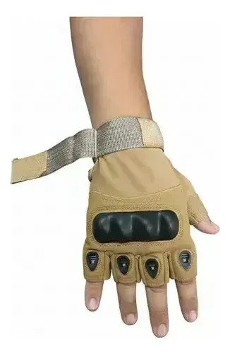 Guantes Tácticos Outdoor Reforzados Y Antideslizantes Cortos - Imagen 4