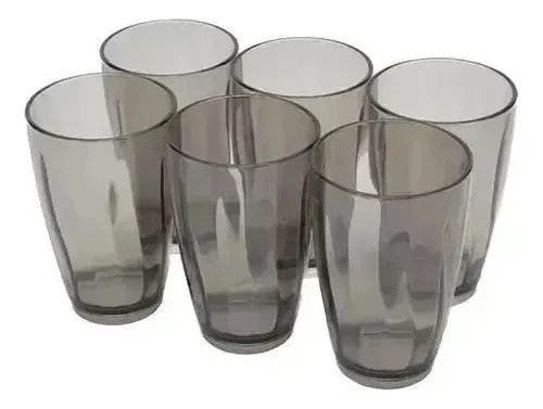 Set De 6 Vasos De Acrílico 410 Ml Resistencia Térmica - Imagen 8