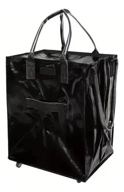 Carrito De Compras Plegable Bolsa Con Ruedas Desmontables - Imagen 3