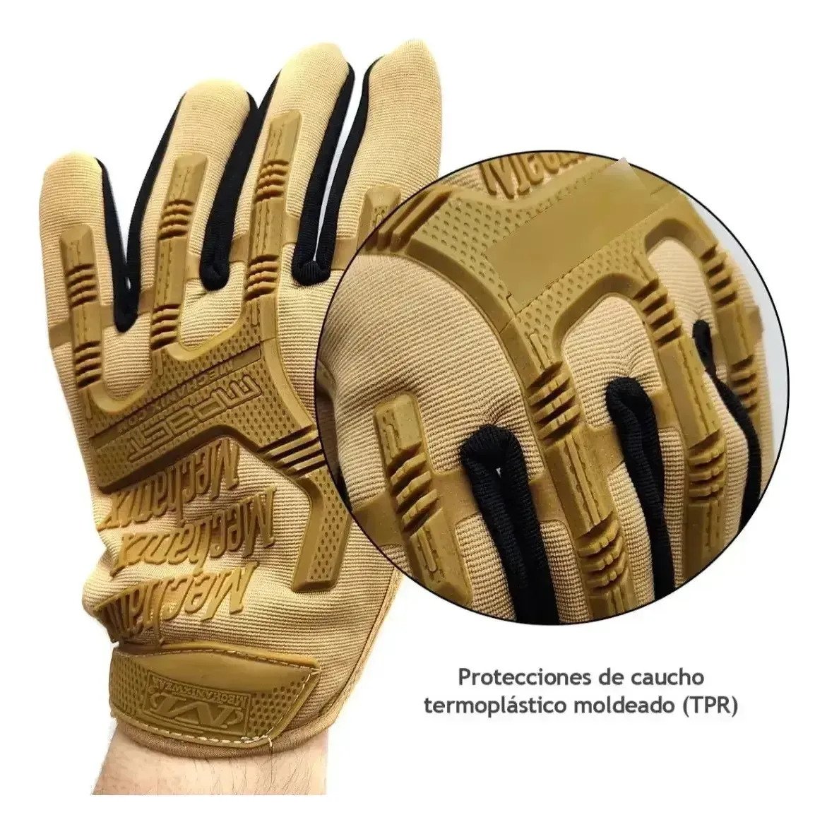Guantes Tácticos Reforzados Antideslizantes Moto - Imagen 4