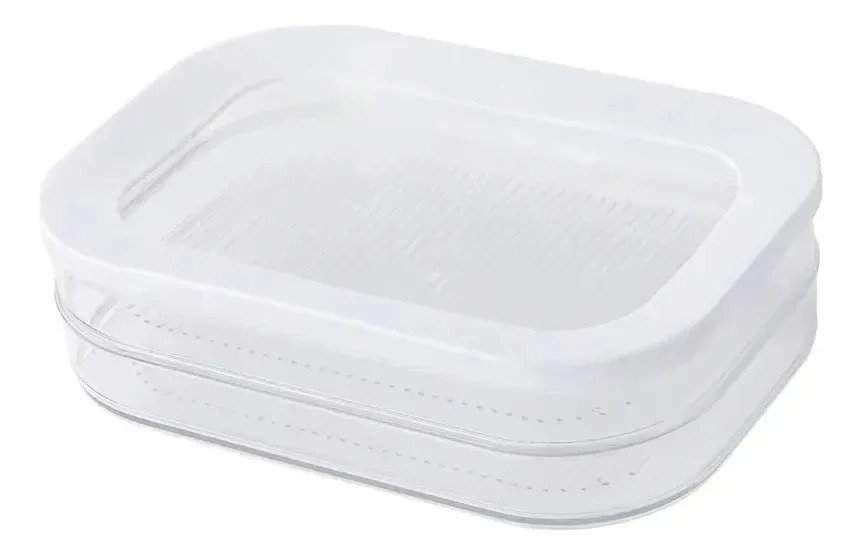 Contenedor Organizador Hermetico Fiambre Doble Nivel - Imagen 4