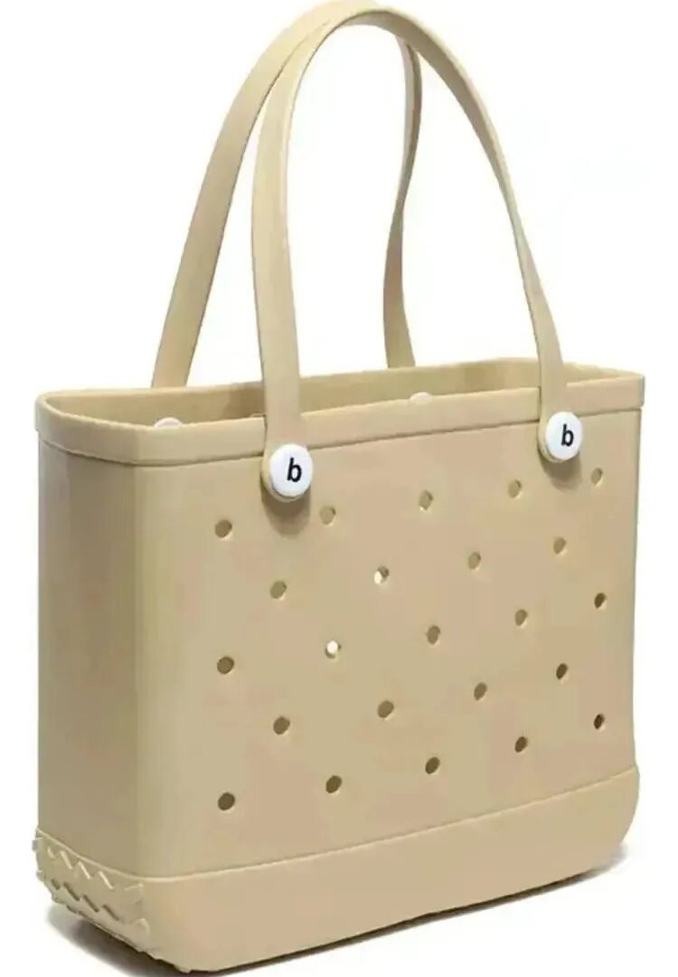 Cartera Bolso Totebag De Playa Eva Con Agujeros Impermeable