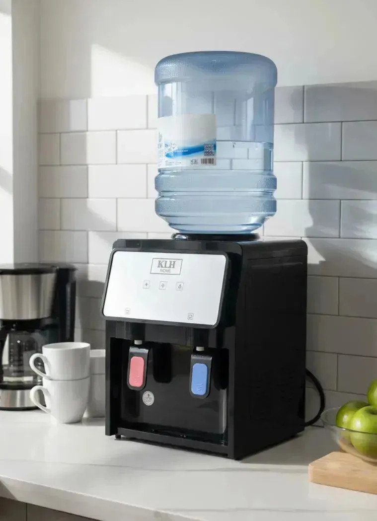Dispenser De Agua De Mesada Frio Calor Para Bidon Negro
