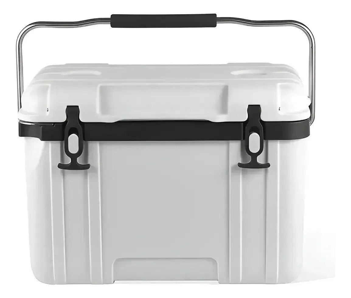 Conservadora Portátil De 26 Litros Para Camping Playa Pesca Blanco