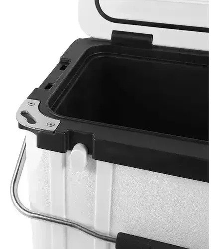 Conservadora Portátil De 26 Litros Para Camping Playa Pesca Blanco - Imagen 7